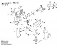 Bosch 0 603 924 203 Pbm 4,8 V Cordless Drill 4.8 V / Eu Spare Parts